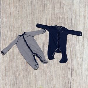 Polo Cotton Jersey Footed Coverall